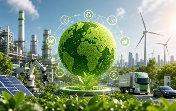 Article Image for Green Innovation Transforming Global Industries